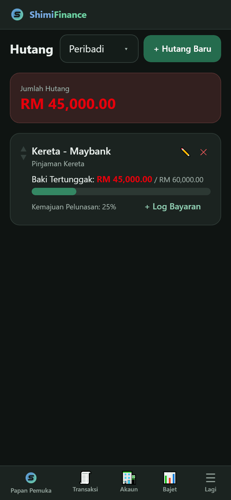 Jejak hutang