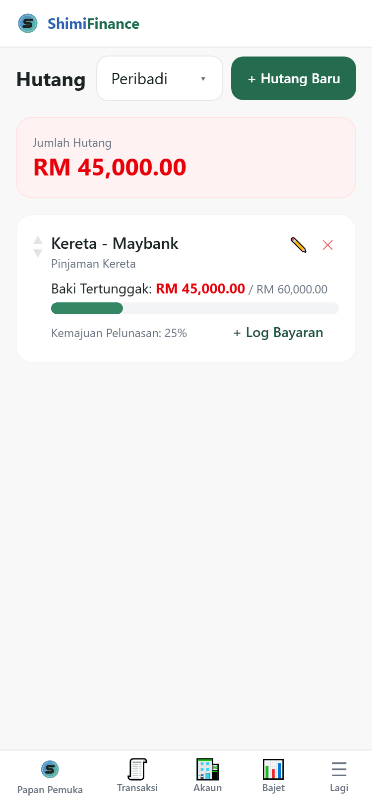 Jejak hutang